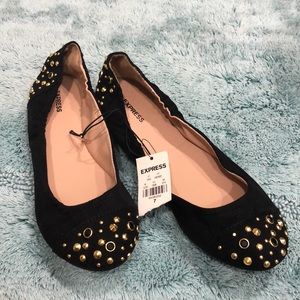 Black Studded Flats.